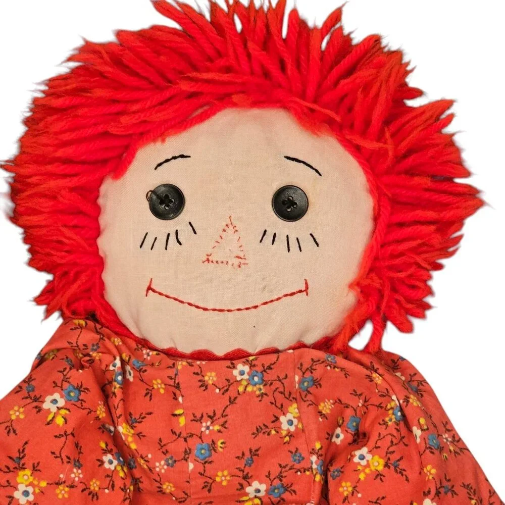 VTG 60s 70s Raggedy Ann Dolls Handmade 18